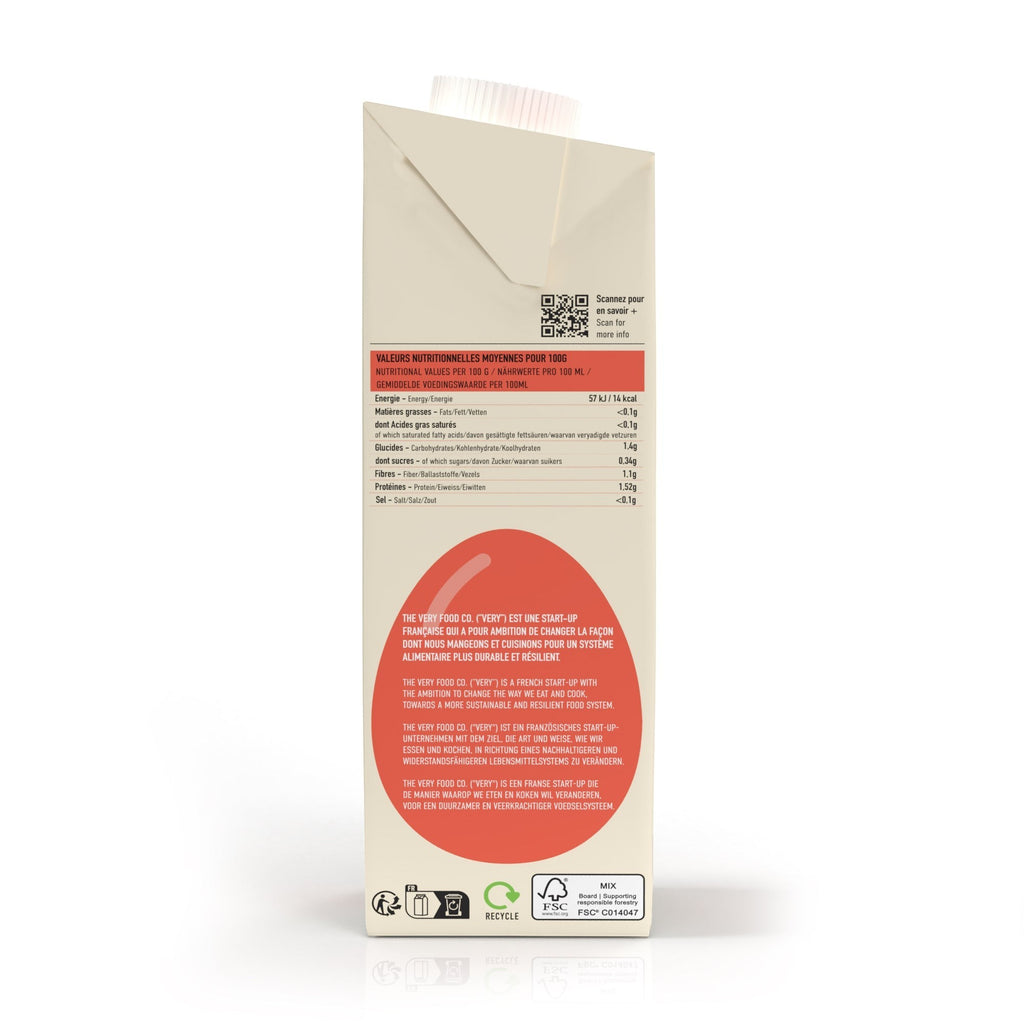 the VERY food co. Aquafaba - Eiweißersatz aus Kichererbsenwasser 1 Liter