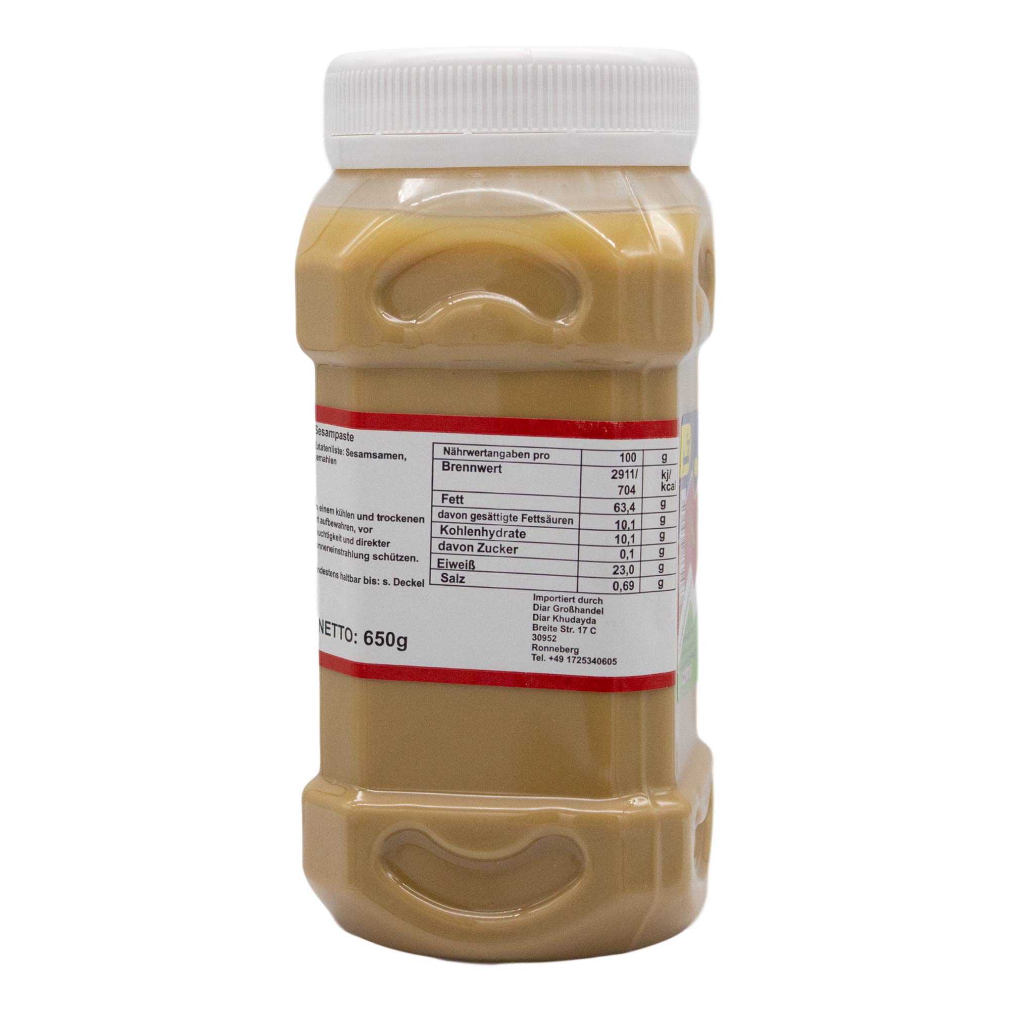 Al Ketto Rashi - Original Tahine 650 g - Orientalische Sesam-Paste