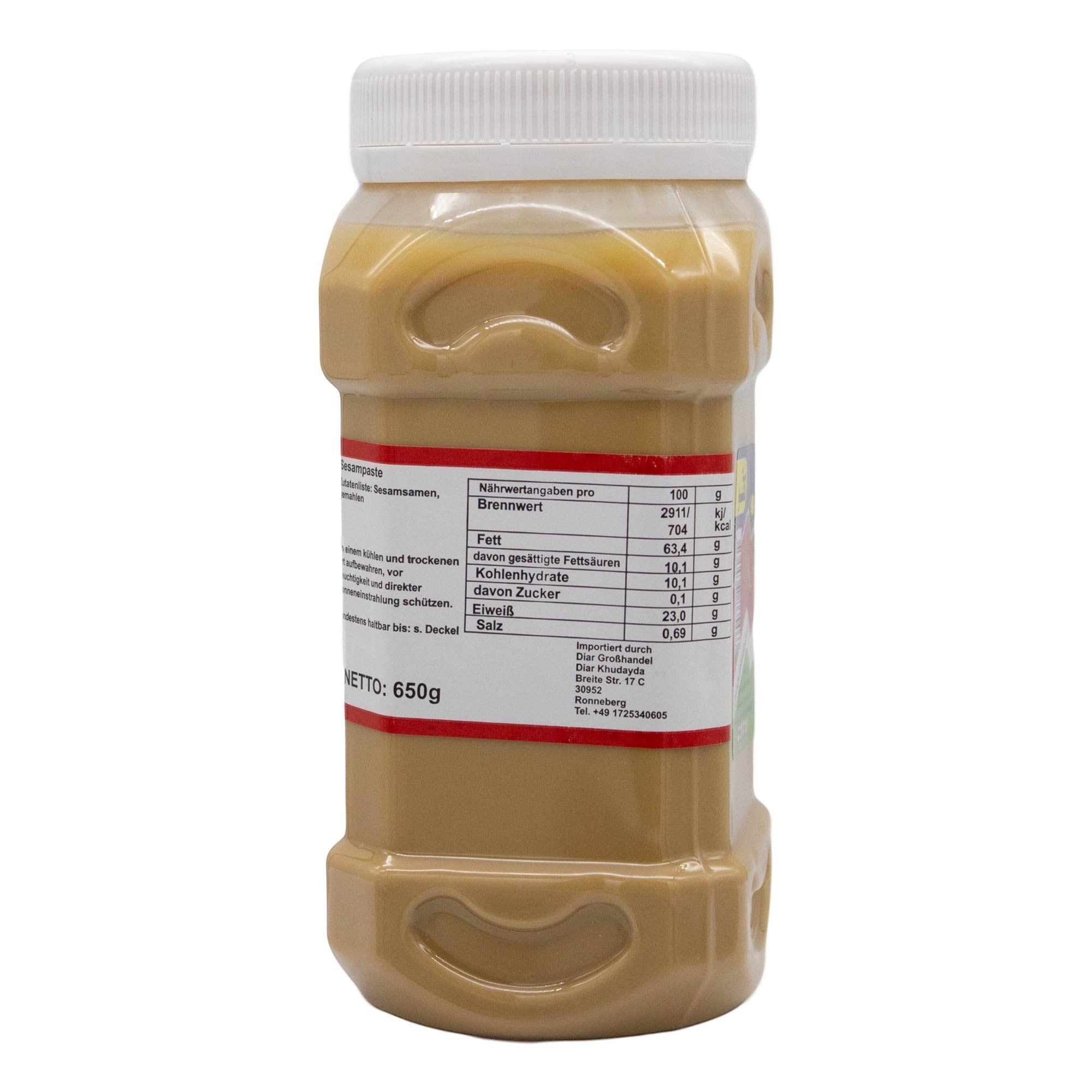 Al Ketto Rashi - Original Tahine 650 g - Orientalische Sesam-Paste