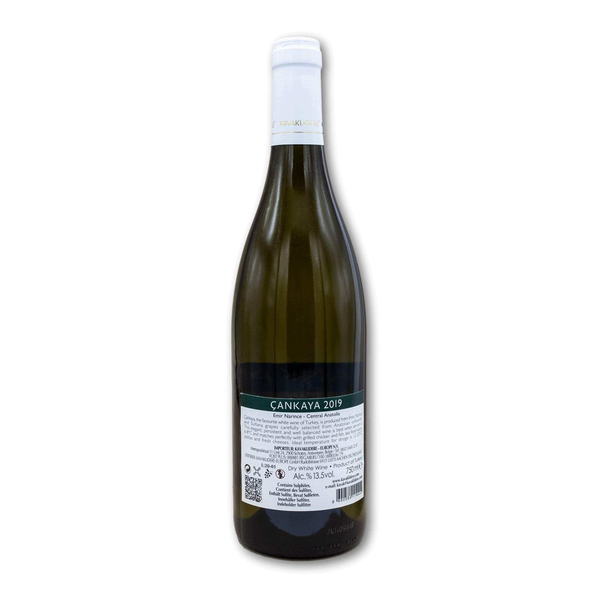 Cankaya Kavaklidere - Trockener Türkischer Weißwein 75 cl