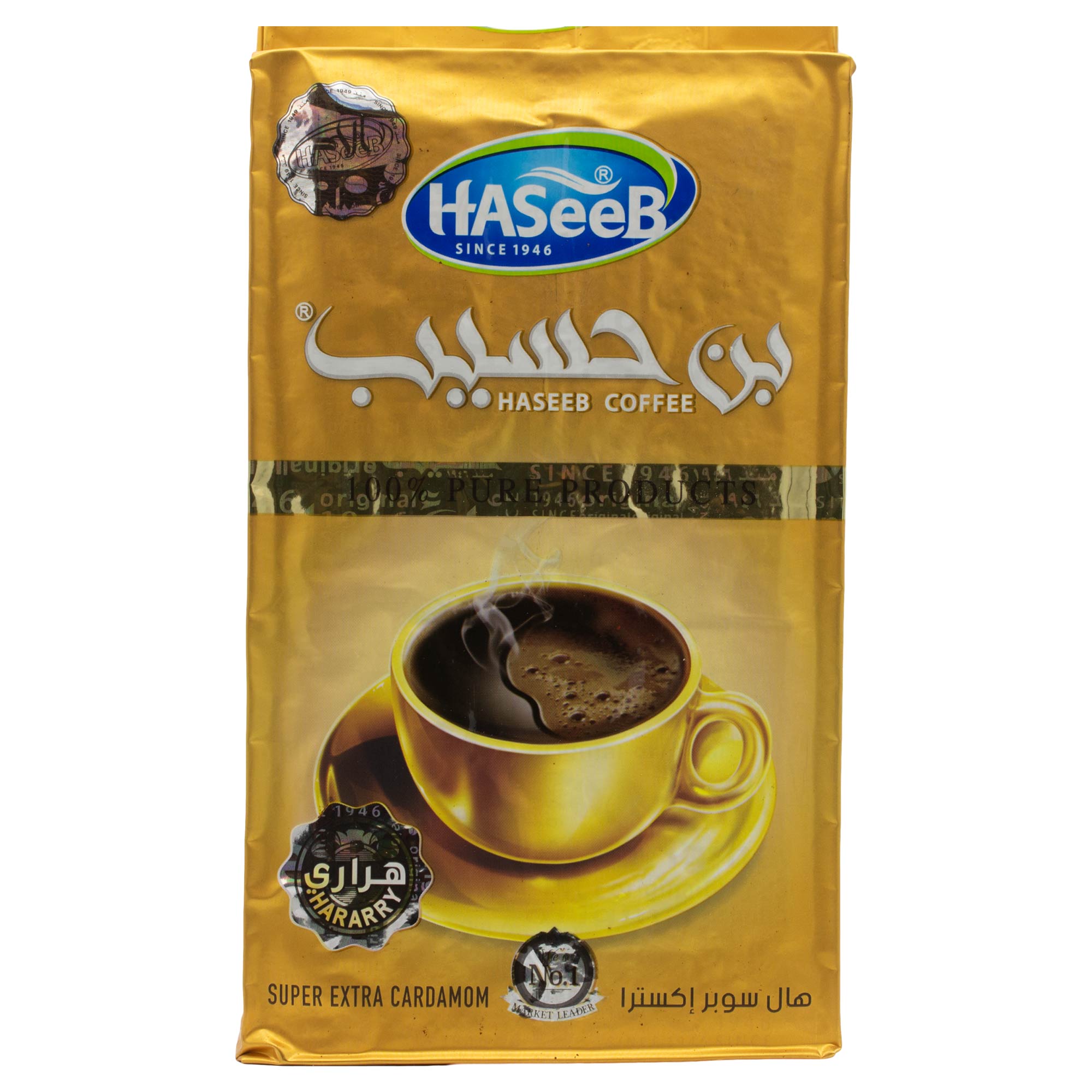 Haseeb - Arabischer Mokka gemahlen mit Super Extra Kardamom 500 g