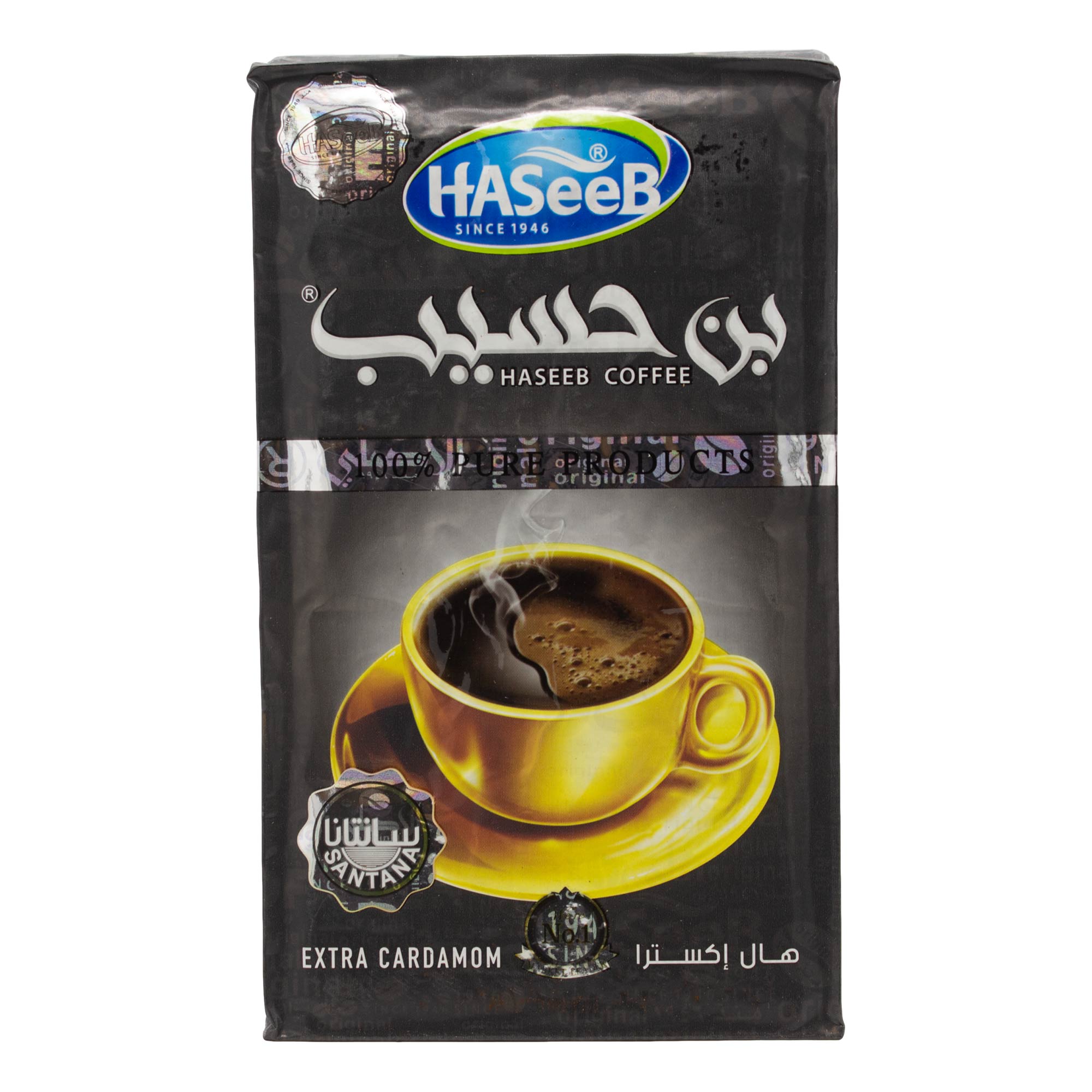 Haseeb - Arabischer Mokka gemahlen mit Extra Kardamom 500 g