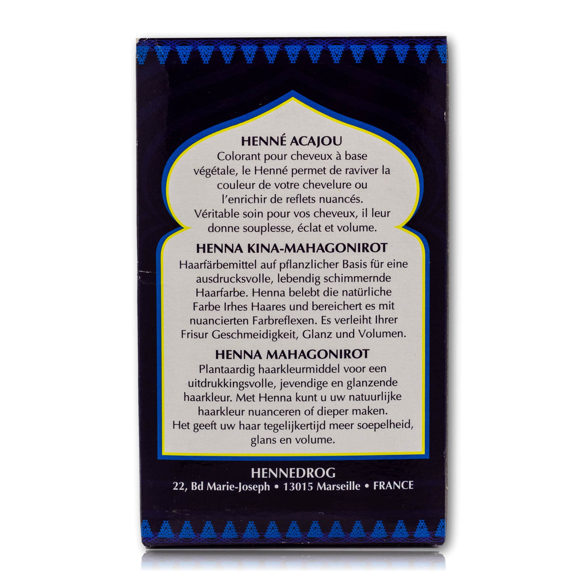 Henna Mahagonirot - Haarfarbe für tiefrotes Haar - 90 g