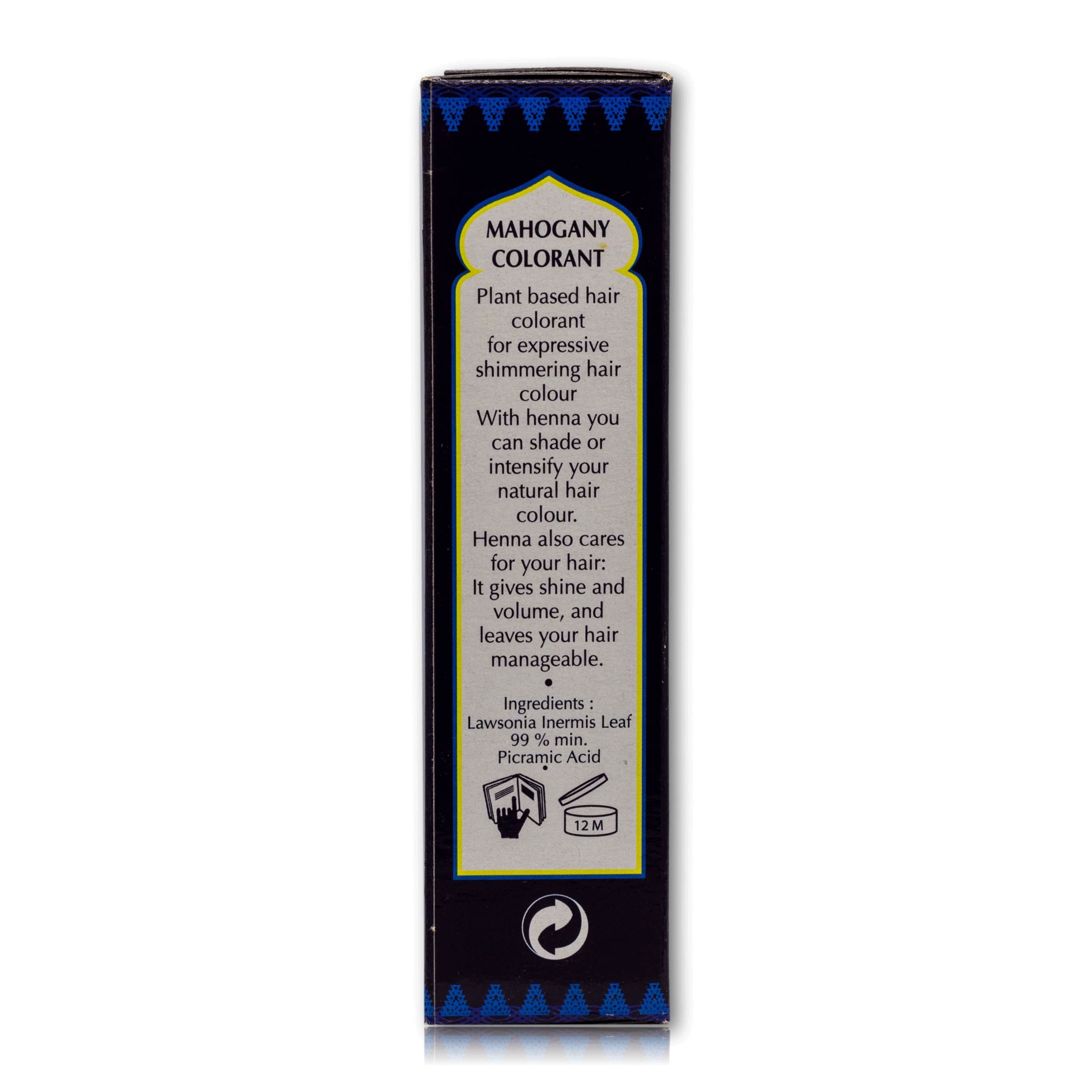 Henna Mahagonirot - Haarfarbe für tiefrotes Haar - 90 g