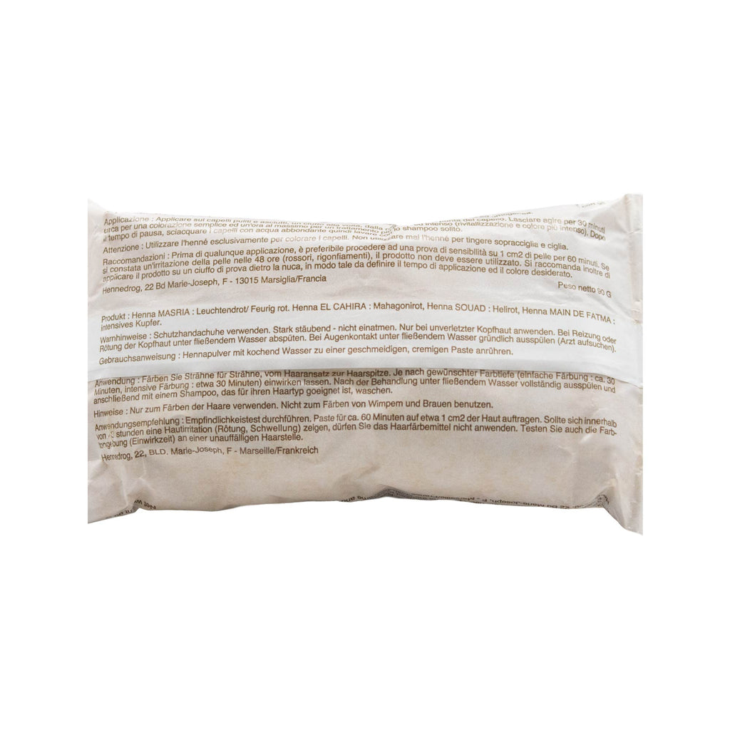 Henna Mahagonirot - Haarfarbe für tiefrotes Haar - 90 g