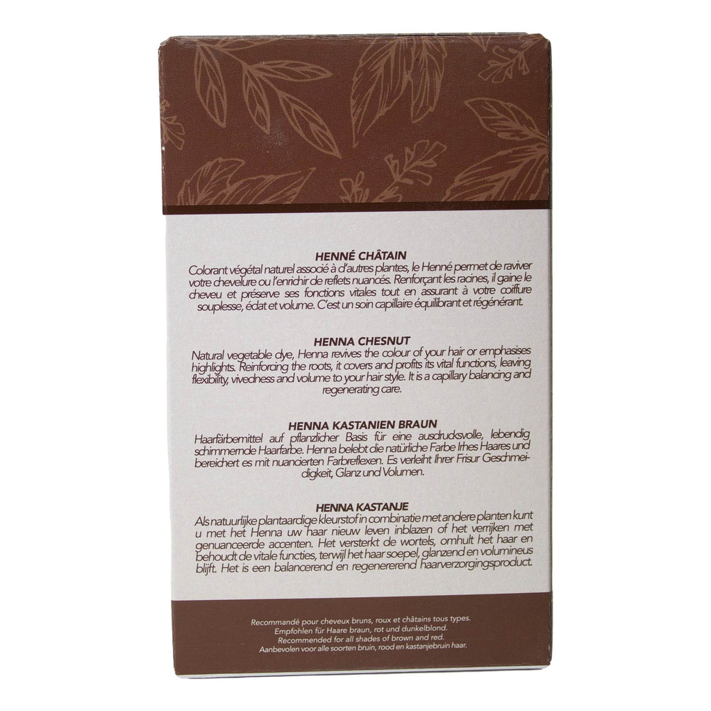 Henna Chatain - Haarfarbe für kastanienbraunes Haar - 90 g