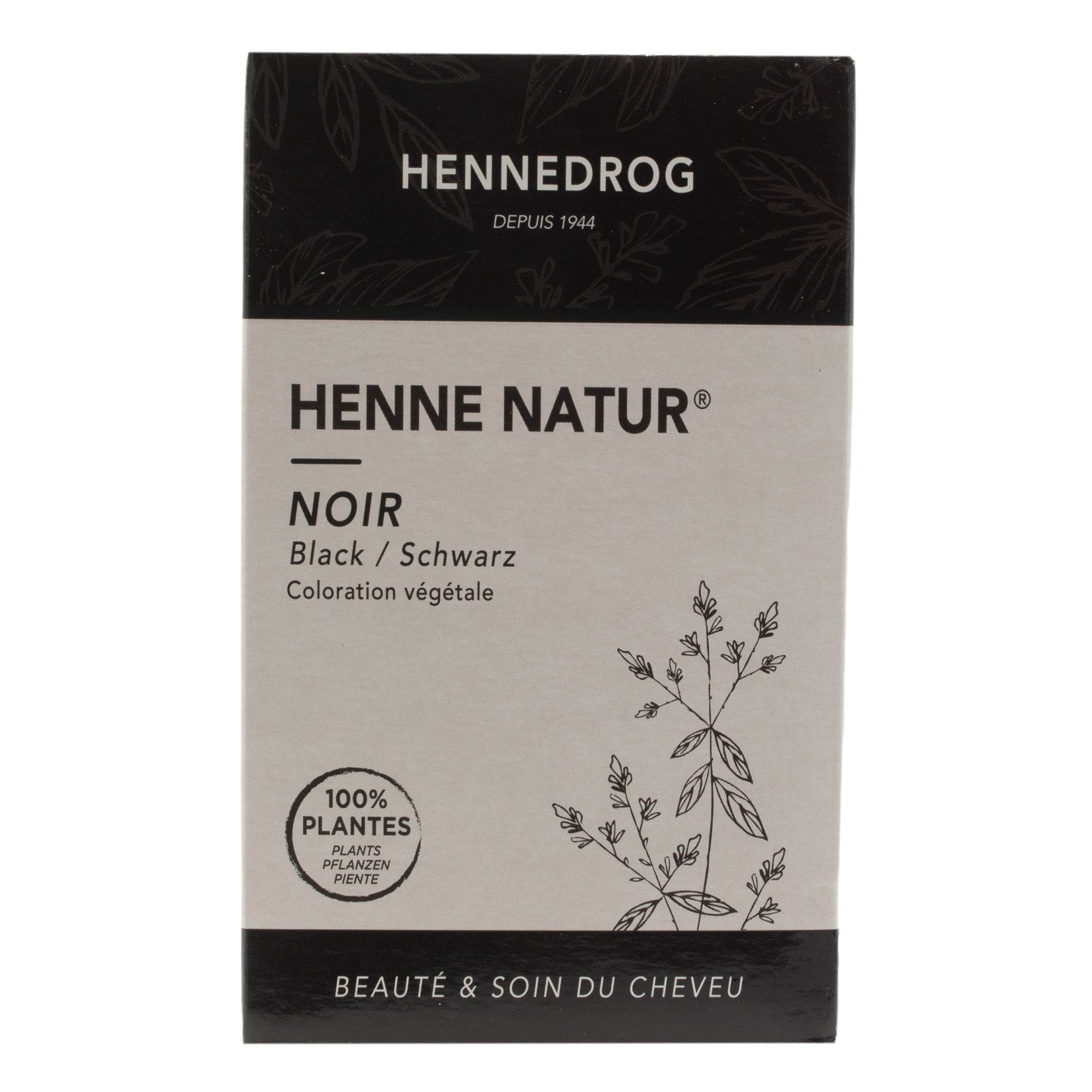 Henna Noir - Haarfarbe für schwarzes Haar - 90 g