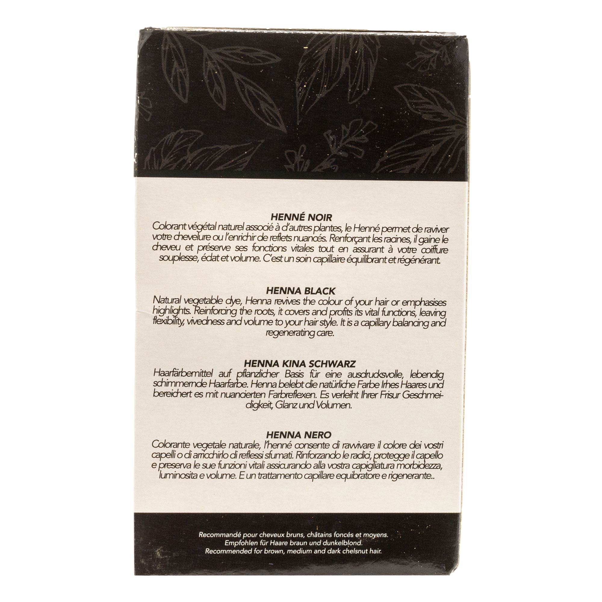 Henna Noir - Haarfarbe für schwarzes Haar - 90 g