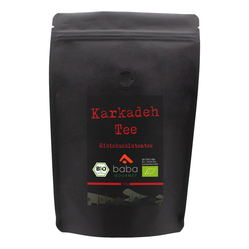 baba GOURMET - Bio Karkadeh Tee lose - Hibiskustee 100g