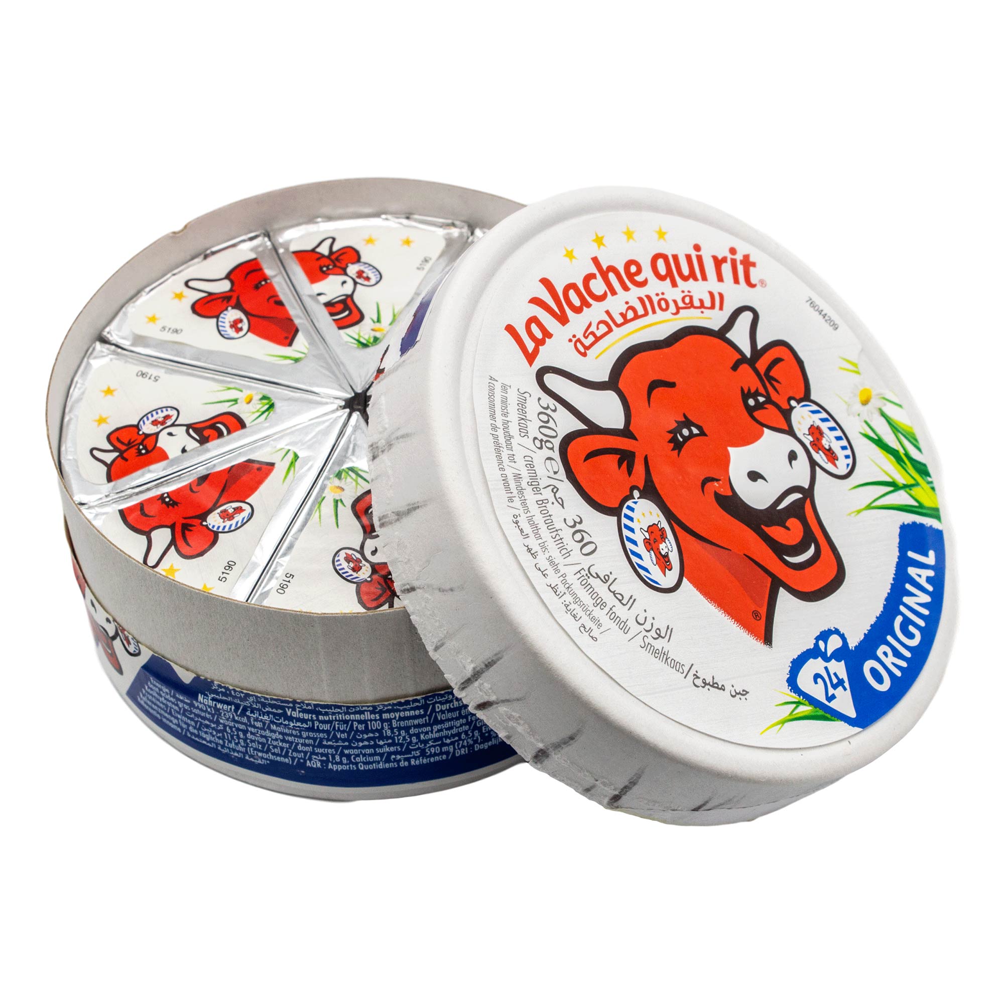 La Vache Qui Rit (Die lachende Kuh) – französischer Streichkäse in 360 g