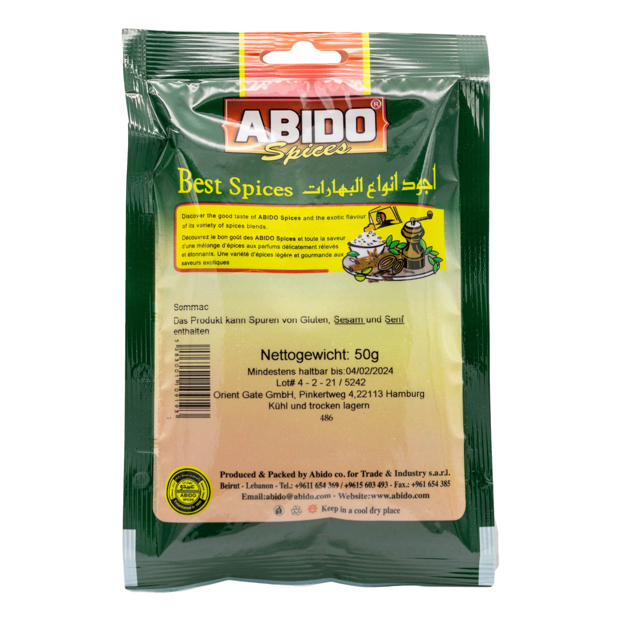 Abido - Sumac gemahlen - 50g