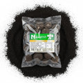babaGOURMET Naz Dried Black Lemons, whole, dark brown, 150g bag, ideal for soups, dips, sauces, and tagines.