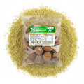 babaGOURMET Naz dried white lemons, 150g pack, whole, brown, for flavouring soups, dips, sauces, and tagines.