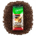 babaGOURMET Najjar Selection Arabica 100% ground coffee with cardamom, 450g bag.