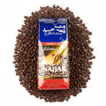 babaGOURMET Najjar Arabica 100% Selection ground coffee bag with scoop and coffee beans