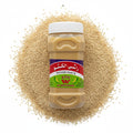 babaGOURMET Al Ketto Rashi Original Tahine 650g jar, a creamy sesame paste with Arabic branding.