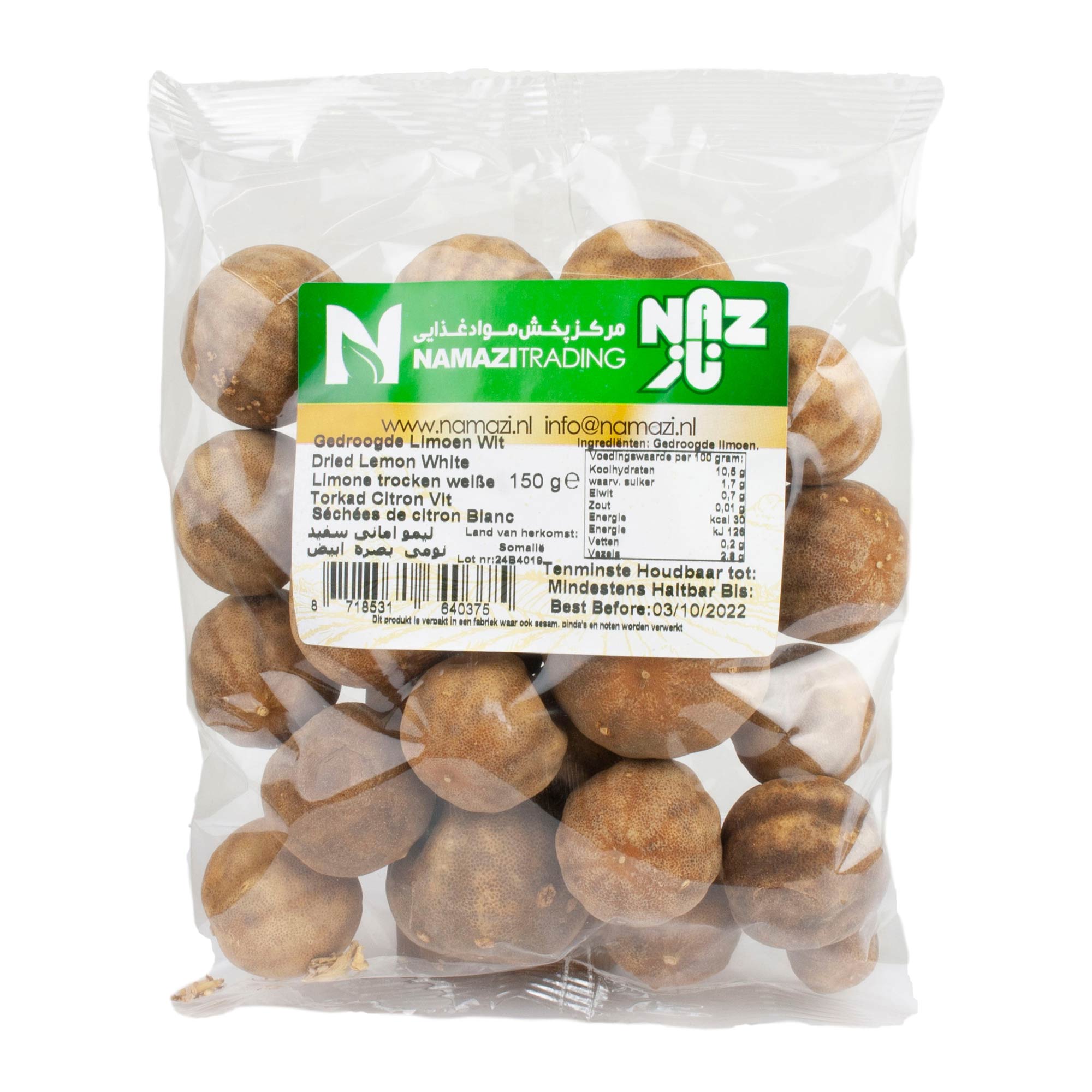 Naz - Natur Getrocknete Limetten - 125 g