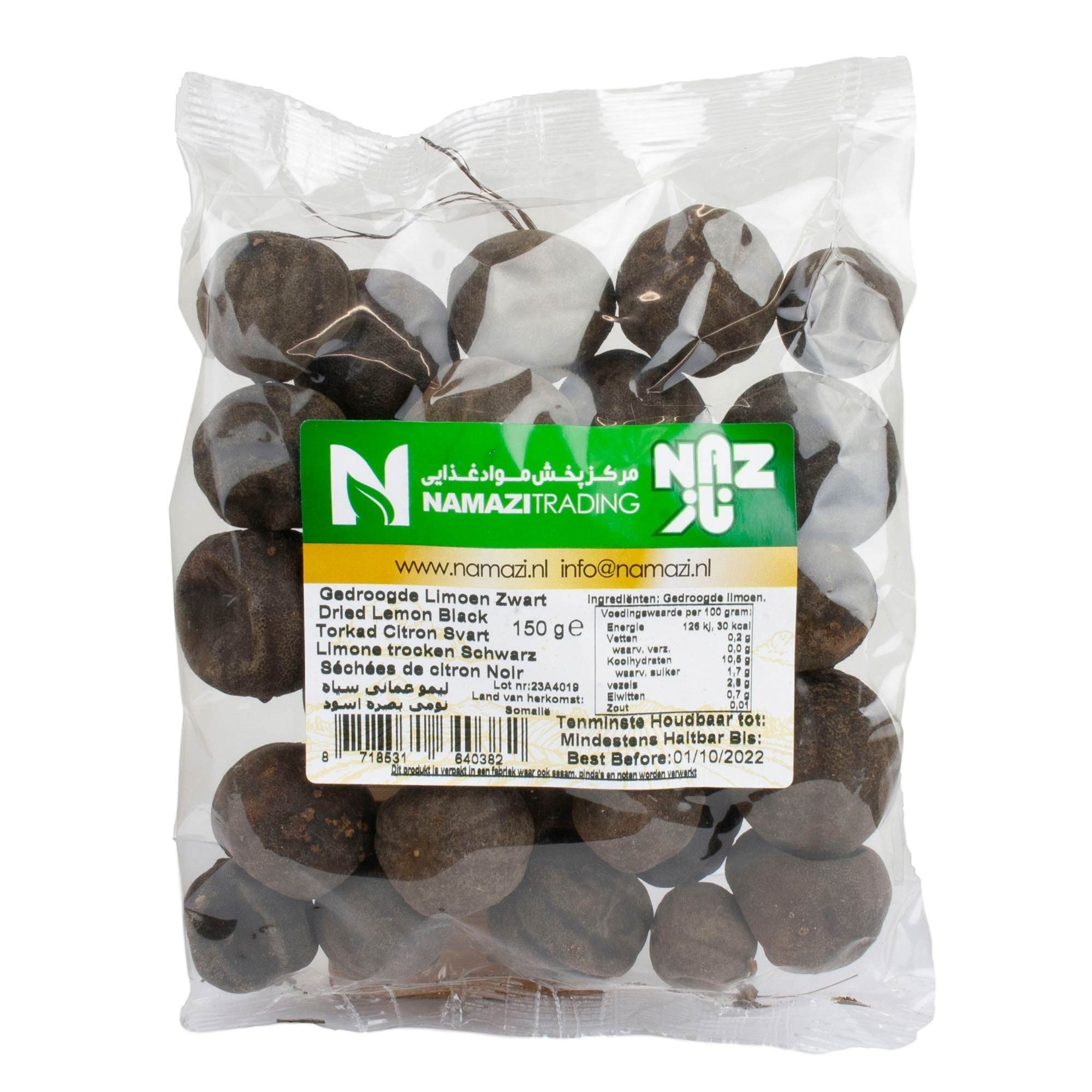 Naz - Schwarze Getrocknete Limetten - 125 g