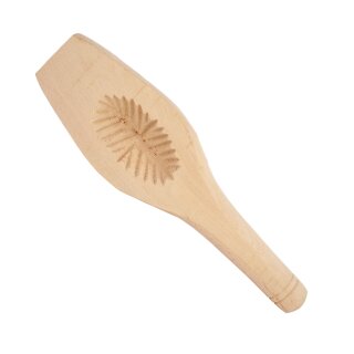 babaGOURMET - Maamoul-Löffel Nr. 5 aus Holz Ovale Form ca. 8 cm x 4,5 cm