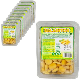 Saladitos Turmos Lupinenbohnen gekocht im 10er Set á 350 g