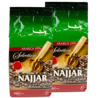 Najjar Arabischer Mokka mit Kardamom im 2er Set á 200 g