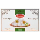 Sebahat Turkish Delight Lokum 5er Set mit Granatapfel, Rose, Natur, gemischte Nüsse und Pistazie