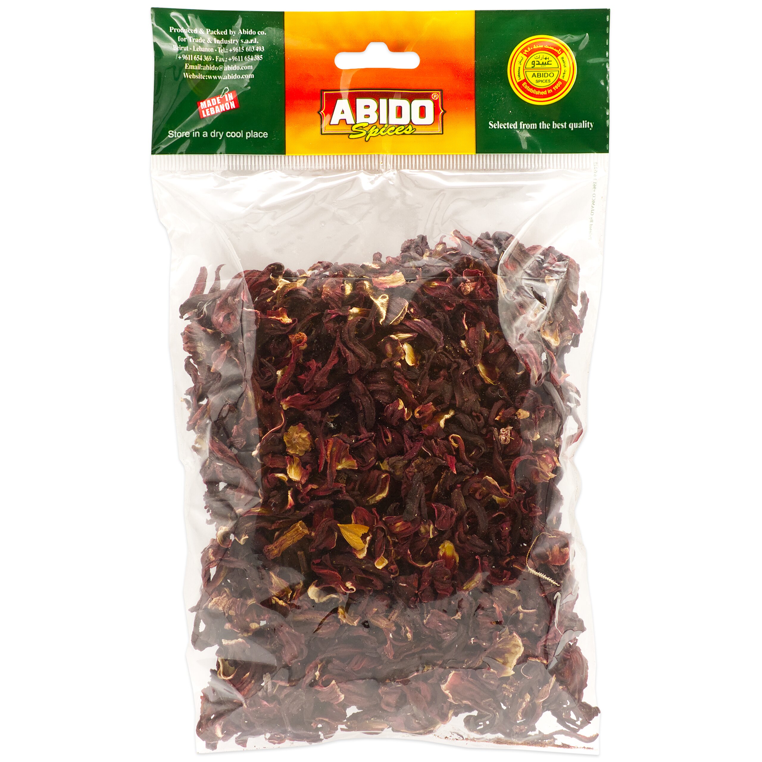 Abido Karkadeh Tee - Hibiskus Malventee - Hibiskusblüten getrocknet 1
