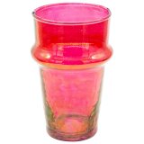 babaGOURMET - typisch marokkanisches Teeglas »Beldi« M - handgemachtes Beldi-Glas aus Marokko bunt 2.Wahl