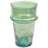 babaGOURMET - typisch marokkanisches Teeglas »Beldi« M - handgemachtes Beldi-Glas aus Marokko bunt 2.Wahl