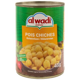 Al Wadi Kichererbsen gekocht 400 g