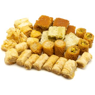 Al Gondoline - Sweets Baklawa mit Pistazien und Cashewkernen 700 g