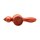 babaGOURMET - Maamoul-Löffel rot aus Kunststoff mit 4 Formen