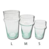 babaGOURMET - typisch marokkanisches Teeglas »Beldi« L - handgemachtes Beldi-Glas aus Marokko