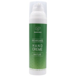 Mansuris BIO Arganöl Handcreme Natur 75 ml