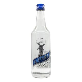 Al Naura - Arak -  traditioneller natürlicher Arrak - in edler  0,7 l Glasflasche