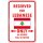 babaGOURMET Libanon Parkschild "For Lebanese only" ca.20 x 30 cm