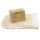 babaGOURMET Aleppo-Seife Olivenölseife mit 5% Lorbeeröl - handgefertigtes Naturprodukt vegan + Peeling Handschuh