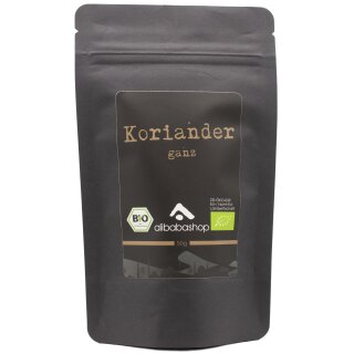 babaGOURMET - Bio Koriander Ganz 50 g