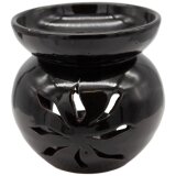 babaGOURMET Aromabrenner aus Keramik - schwarz