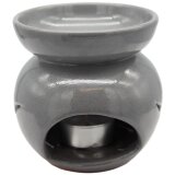 babaGOURMET Aromabrenner aus Keramik - grau