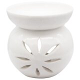 babaGOURMET Aromabrenner aus Keramik - weiß