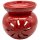 babaGOURMET Aromabrenner aus Keramik - rot