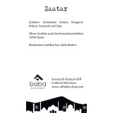 babaGOURMET - Premium Zaatar aus dem Libanon 100 g
