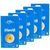 Eifix - 5er Pack - Eiweiß flüssig hergestellt aus ca. 30 Eiern 1 kg Packung