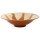 babaGOURMET Original Mezze-Teller aus Melamin ø ca. 17 cm (braun-gelb)