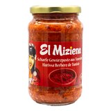 El Miziena - Harissa Paste Gewürzmischung nach Berberart scharf für Tajine im Glas 350 g